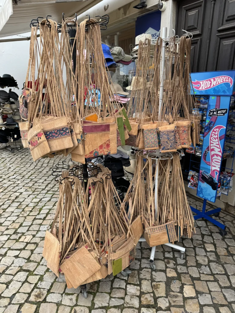 Cork galore in Tavira, Portugal