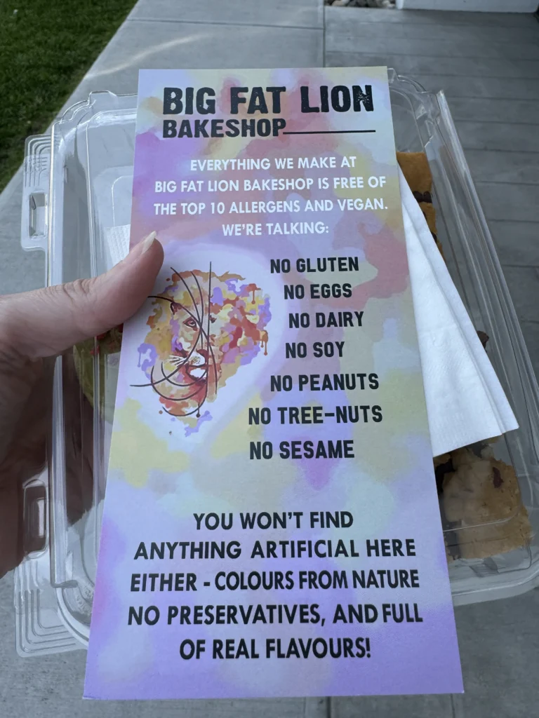 Big Fat Lion Bakeshop in Kelowna, BC