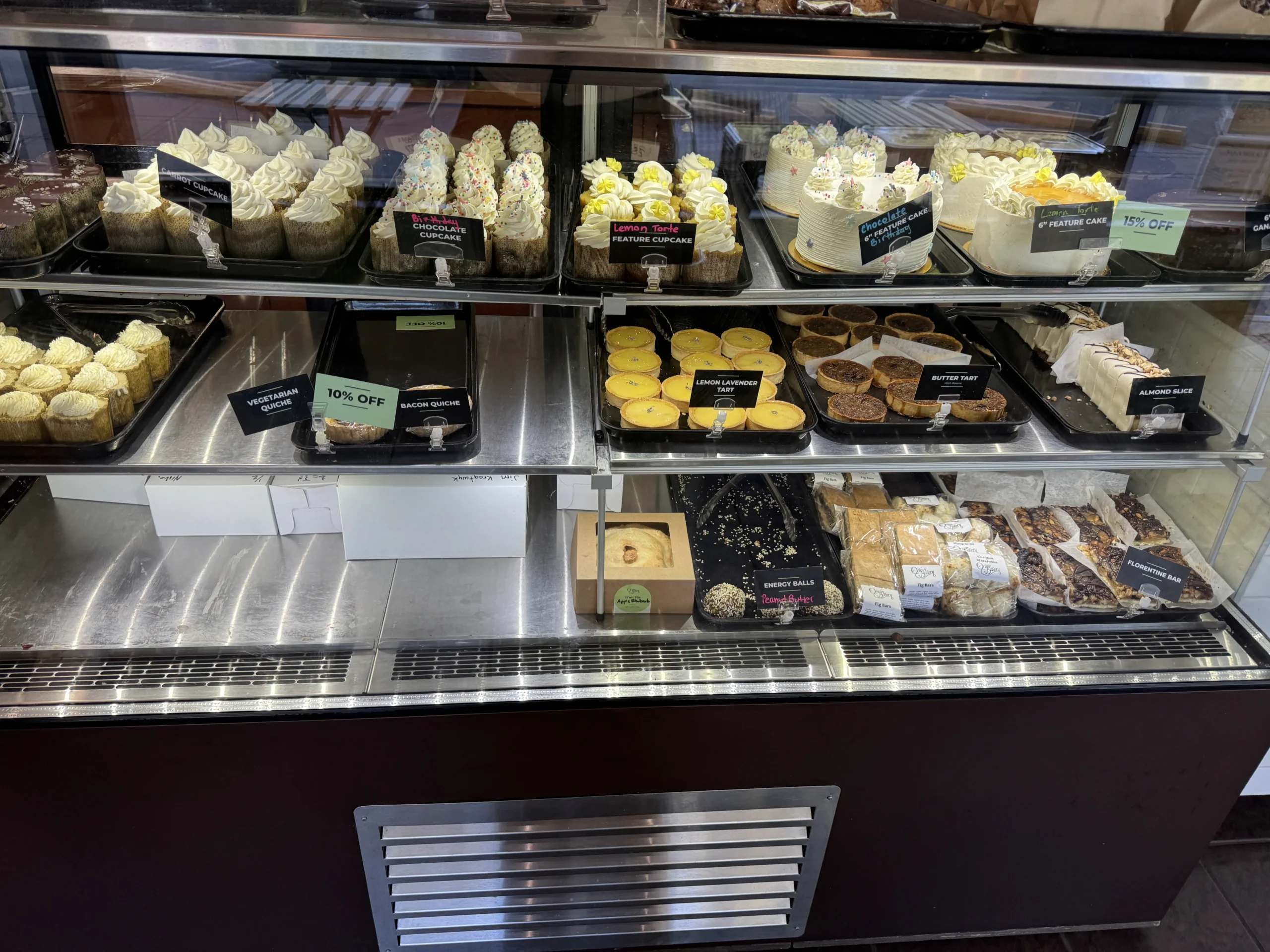 Origin Bakery pastry case