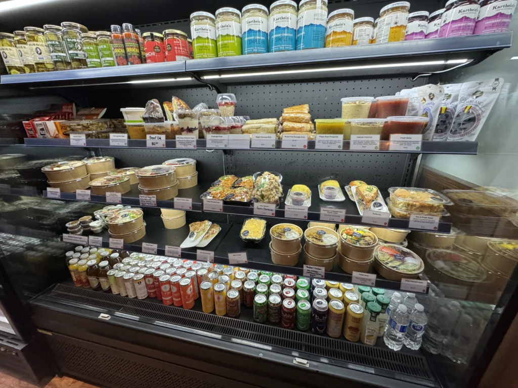 To-go meals at Wild Poppy Market in Ladysmith, BC