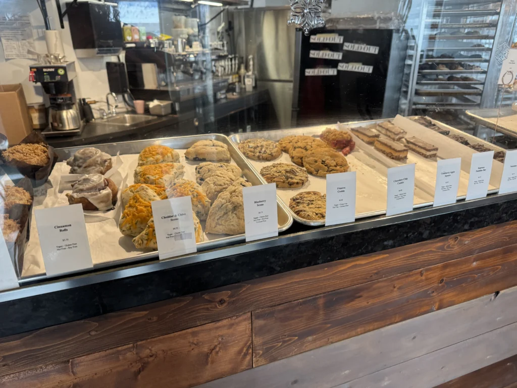 Baked goods at Jaide & Joel's Bakery in Kelowna, BC