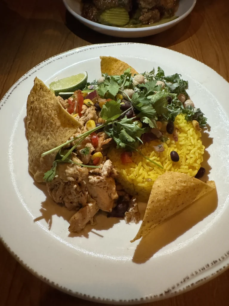 Gluten free entree at The Noble Pig in Kamloops, BC