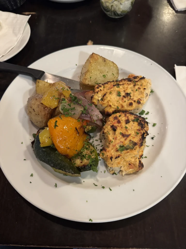 Food at AnDiamo in Salmon Arm, BC