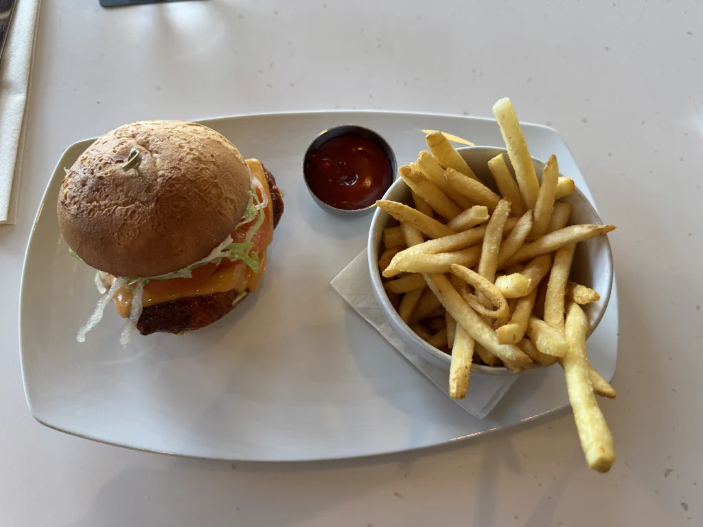 Cactus Club gluten free burger, BC Canada