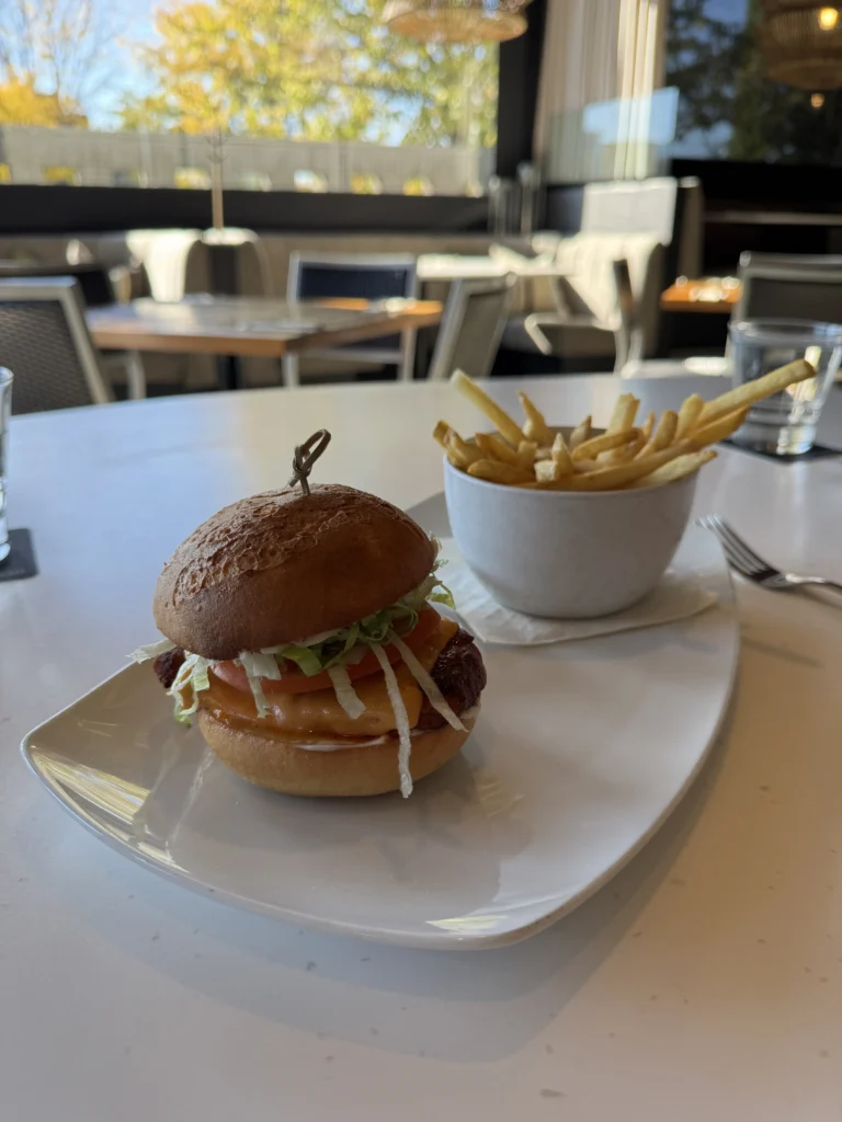 Cactus Club gluten free burger, BC Canada
