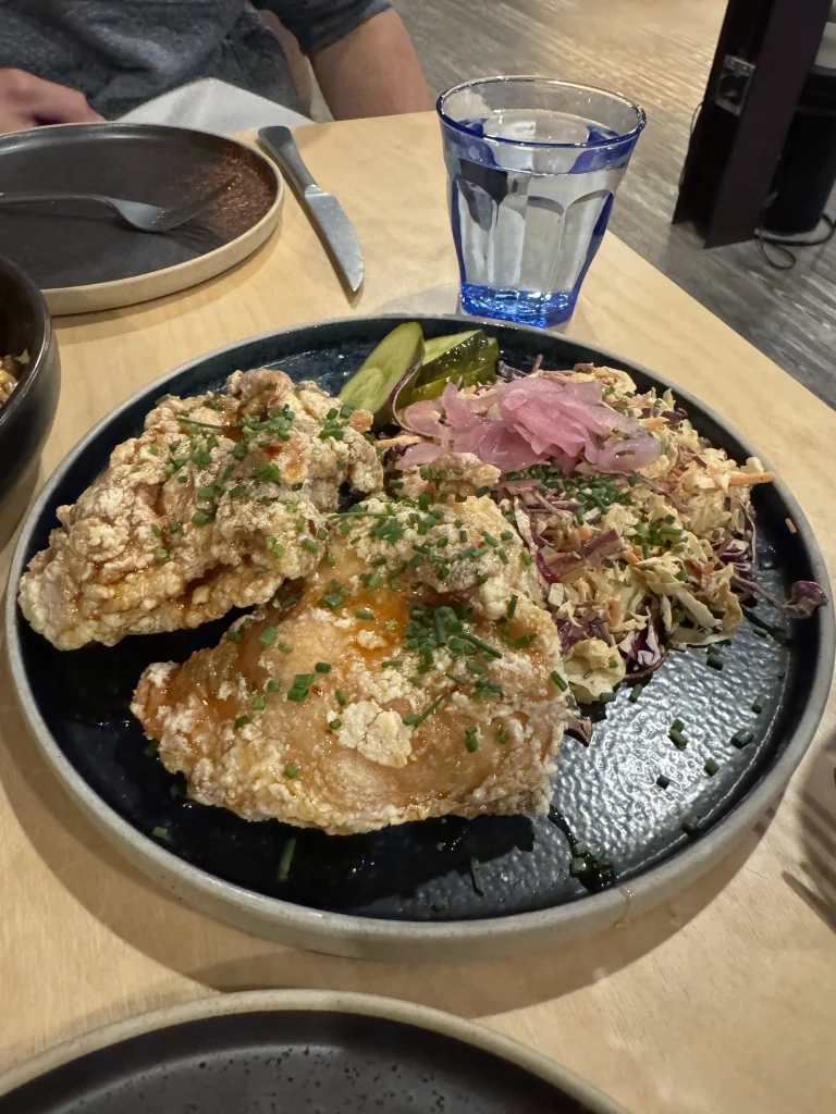 Gluten free fried chicken at Cahoots, Salmon Arm